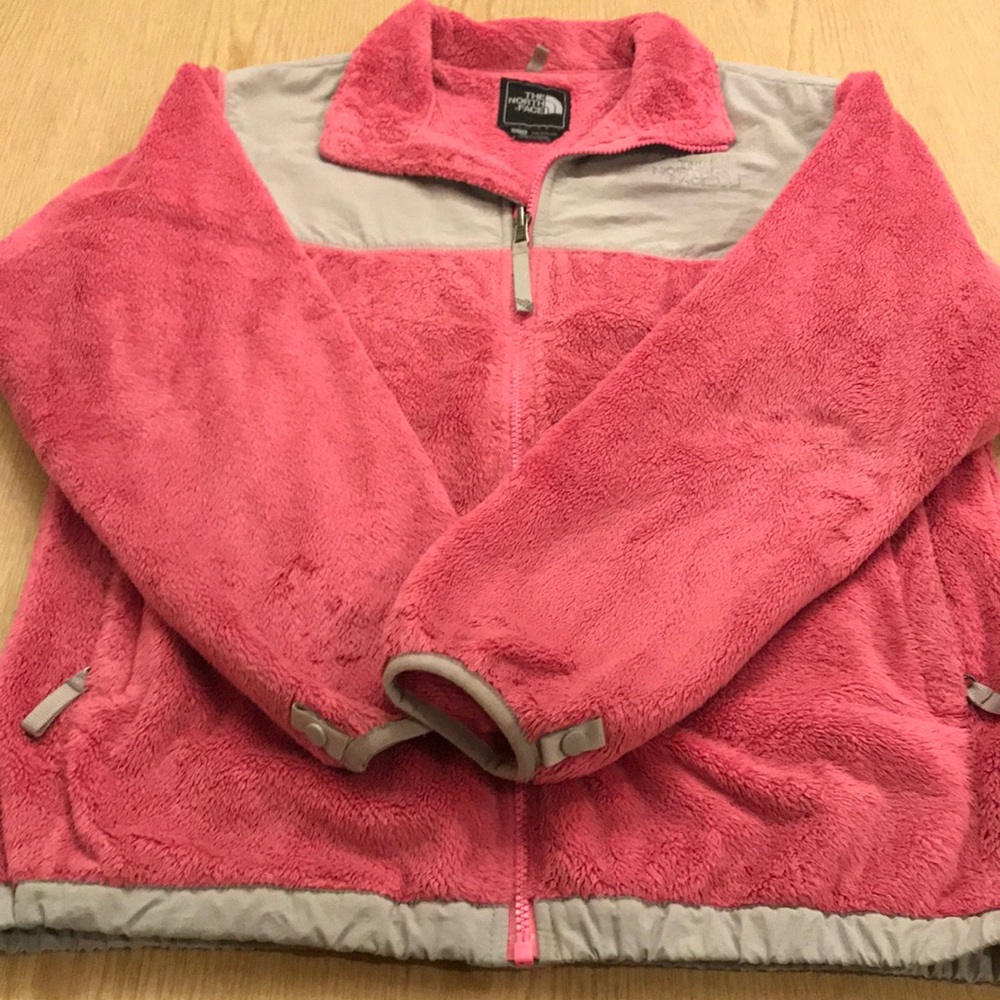 North Face Pink Fleece Jacket